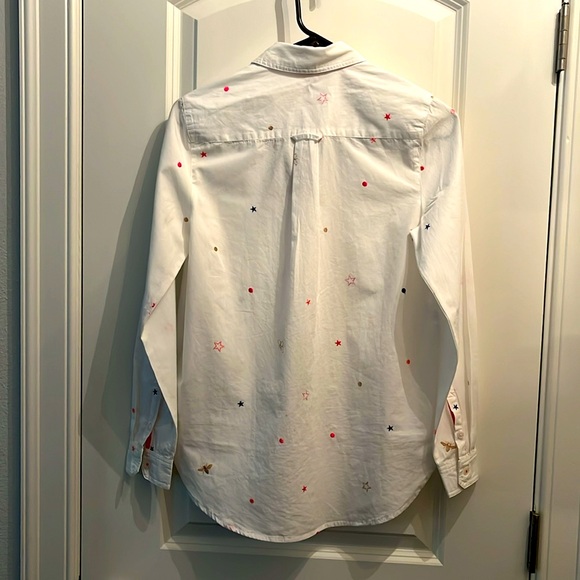 NWT Joules Ladies Embroidered Bees Blouse Size 2 - Picture 2 of 9